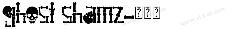ghost shamz字体转换